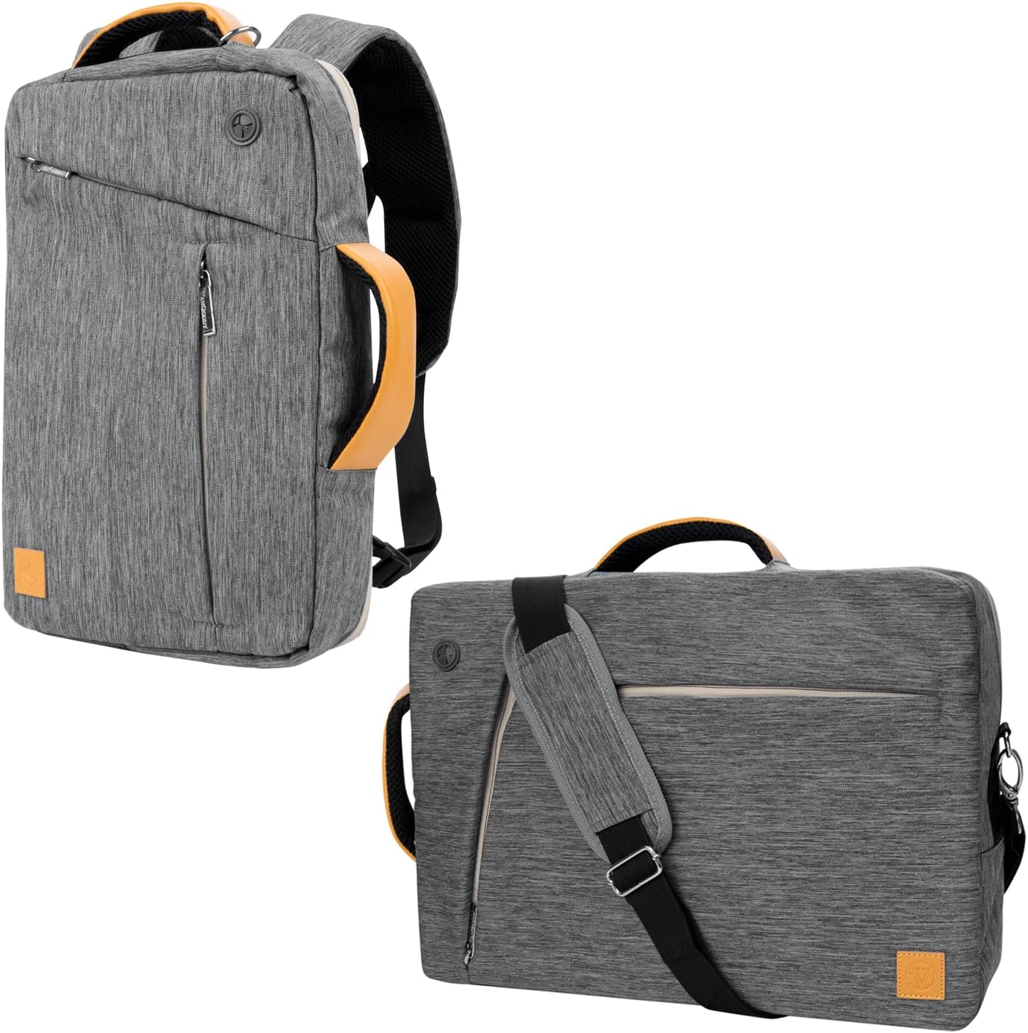 71bsNnVAlxL._AC_SL1500_.jpg 3-in-1 Universal 10 12-inch Covertible Laptop Messenger Shoulder Bag (Grey) - Image 1